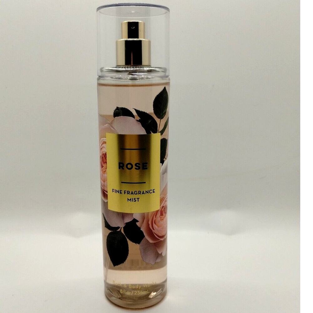 Bath & Body Works Rose Fine Fragrance Mist Spray Splash 8oz Floral